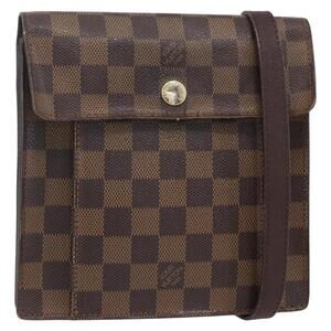 LOUIS VUITTON Damier Ebene Pimlico Shoulder Bag N45272 LV Auth 153205